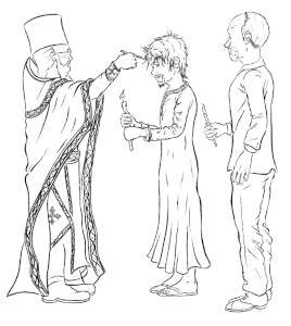 Graphic Novel - James Baptism and Chrismation