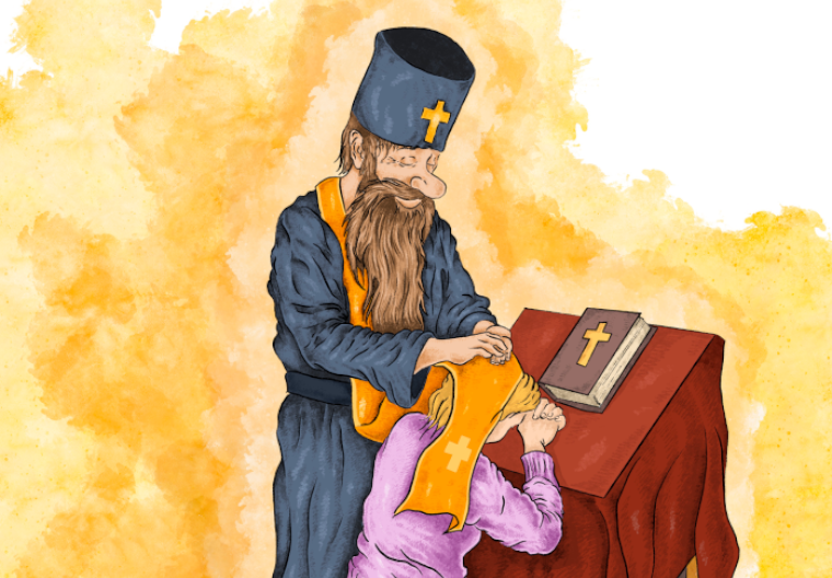 Making of Confession - Orthodox Christian Comic Strip