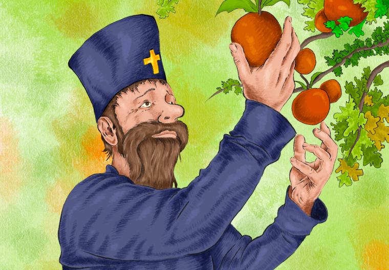 Making of Father Gabriel's Ripened Fruit - Orthodox Christian Comic Strip