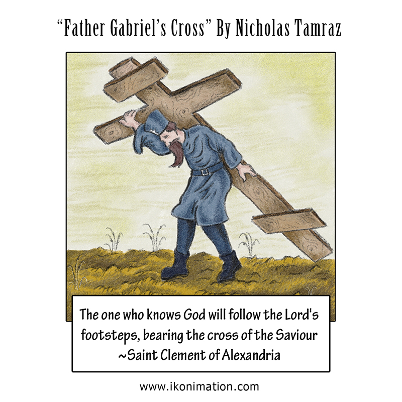 Father Gabriel’s Cross Comic Strip by Nicholas Tamraz