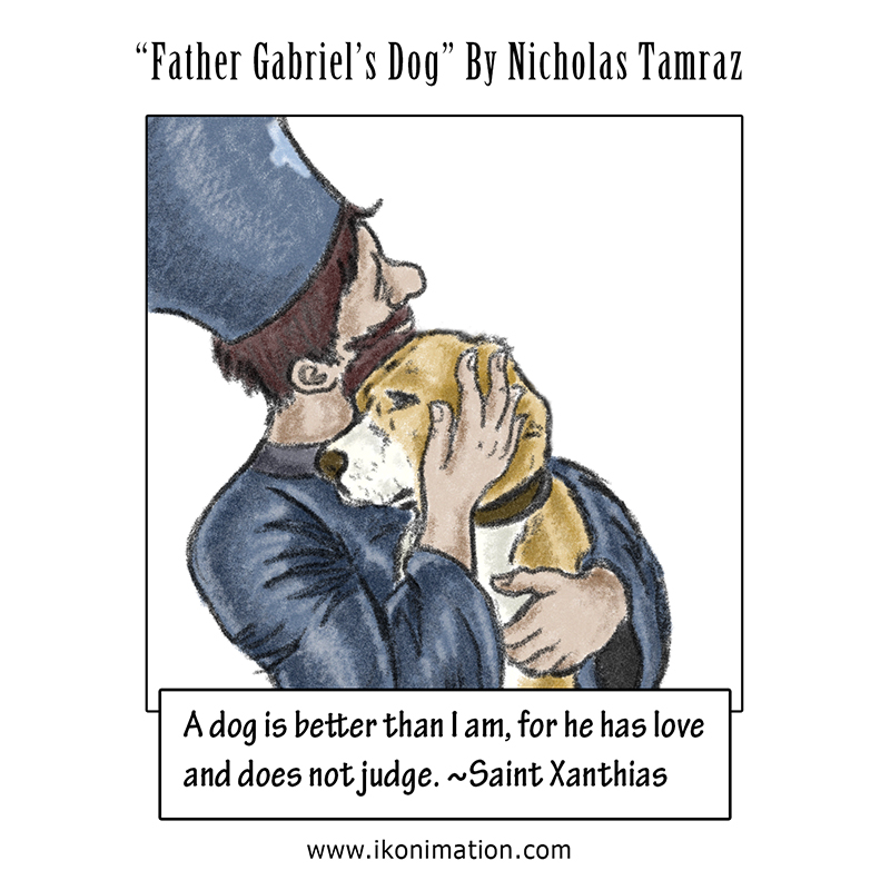 Father Gabriel’s Dog Comic by Nicholas Tamraz